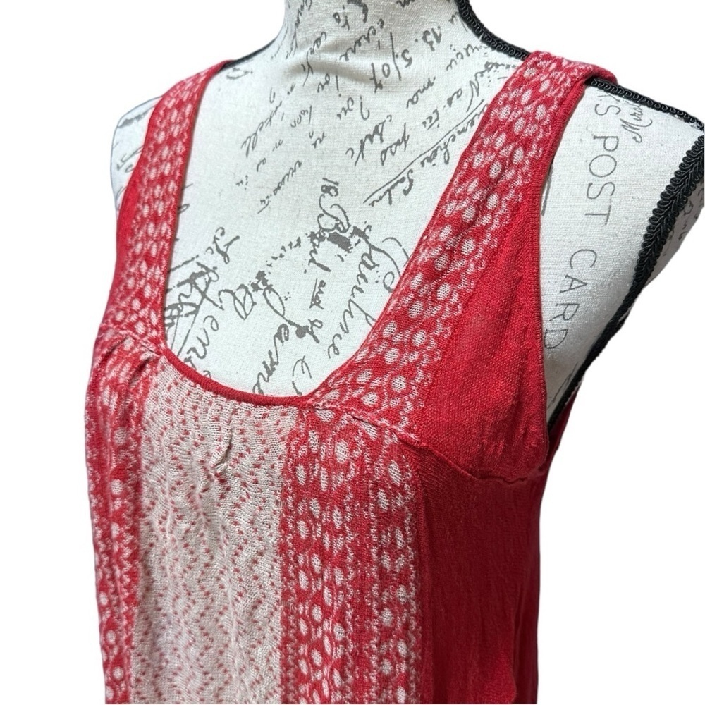 Free People Red Dress / Cover Up Size Medium - Picture 2 of 6